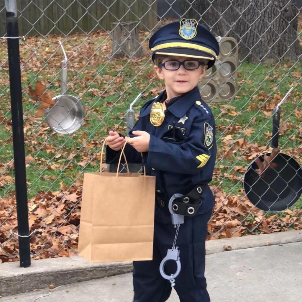 ChildrenS Police Play Clothes HotSelling Police Cosplay Clothes Belt Holster WalkieTalkie Police Full Suit