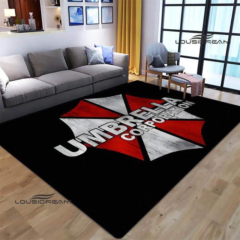 R-Resident Evil Umbrella Printed Carpet Non -slip Carpet Carpets for Living Room Area Rug Door Pad Bedroom Decor Birthday Gift