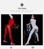 Qinghe 10D Seamless Stockings Jumpsuit - Sexy, Sheer Full-Body Stockings Lingerie Pajamas for Women