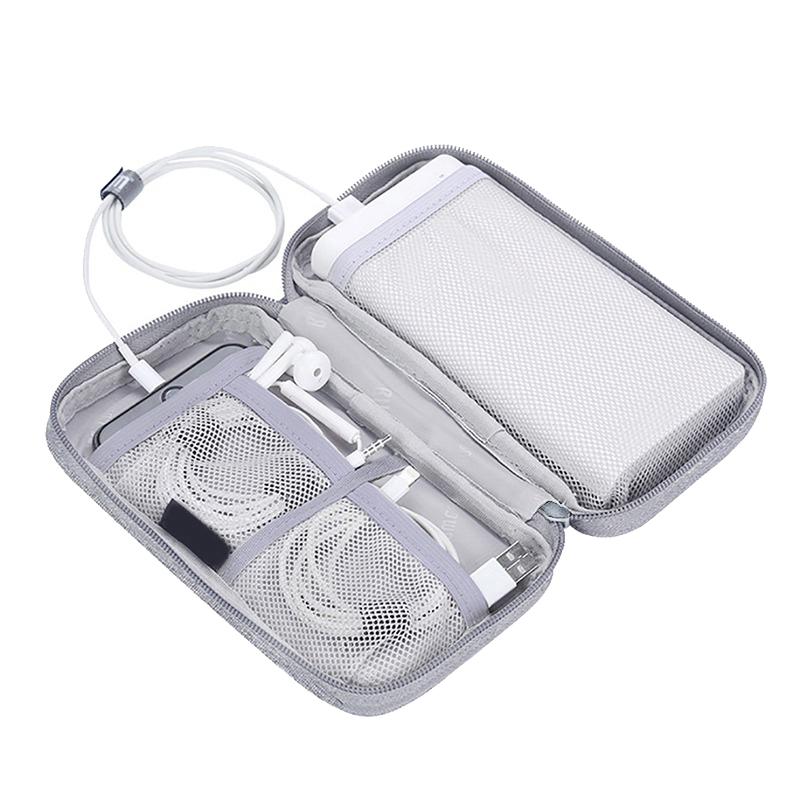 Multi functional single-layer portable data cable storage bag, travel bag storage bag, headphone bag