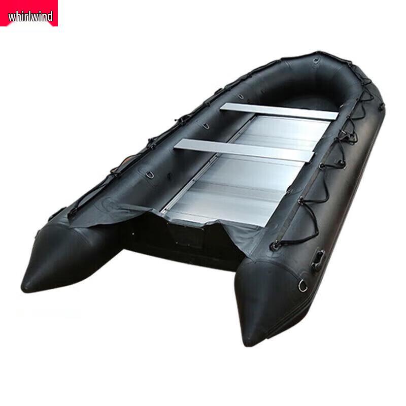 Xuan Shi Black King Kong 3.8m Aluminum Bottom Inflatable Fishing Boat