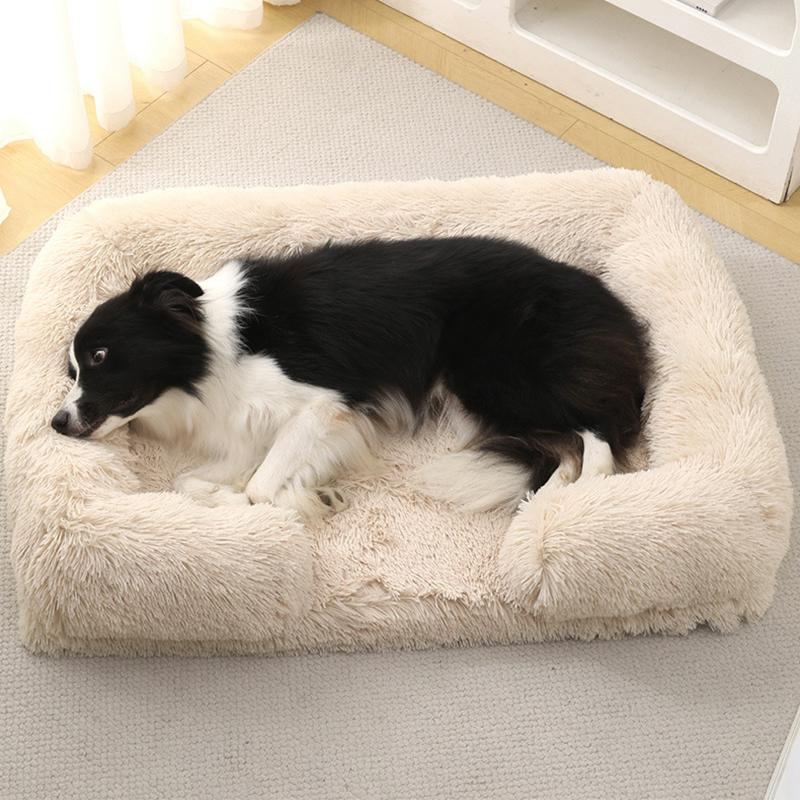 Winter Warm Pet Dog Bed Washable Plush Pet Sleeping Bed Mat for Small Medium Dogs Super Soft Puppy Bed Dog Accessories