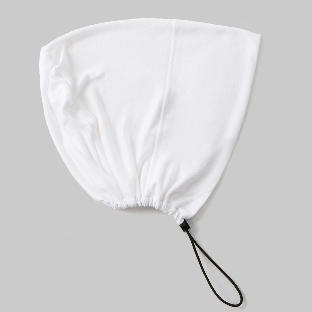 New Women Muslim Inner Caps Drawstring Instant Hijab Solid Adjustable Elastic Undercap Modal Hijab Muslim Bonnet Underscarf