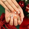 European & American Christmas Press-On False Nails Set