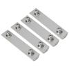 Konektory pro lišty Solární modul 1/4/8 ks 14 cm Hliníková slitina Spojovací blok Konektor vodicí lišty Montážní spojka PV držák