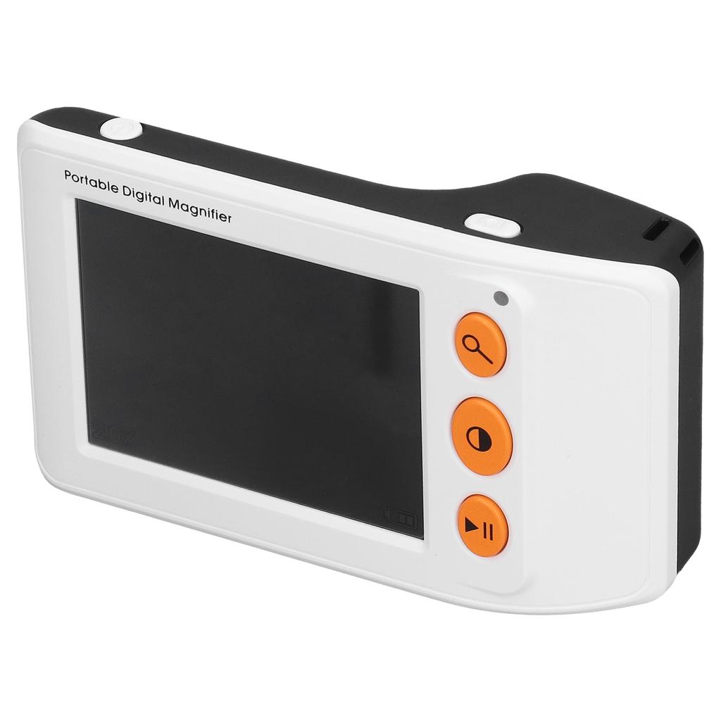 3.5in Portable Video Digital Magnifier 2X‑25X Zoom Electronic Reading Aid with 8 Color Modes for