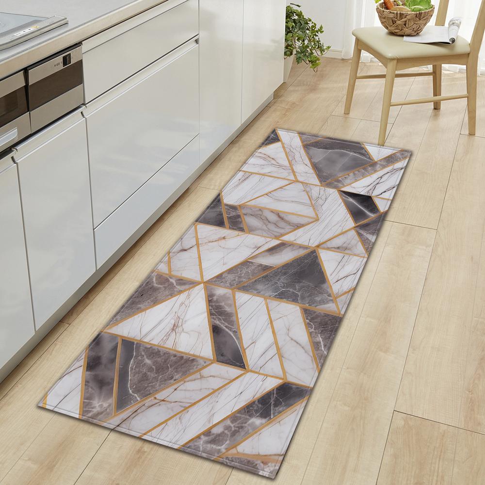 Kitchen Mat Bedroom Non-slip Floor Mat Entrance Door Mat Corridor Living Room Floor Bathroom Door Carpet