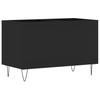Record Cabinet Black 74.5 x 38 x 48 cm Particleboard