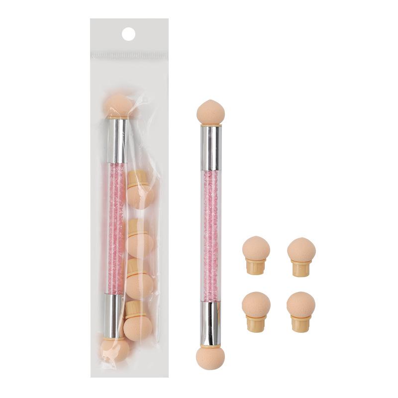 Double-Ended Gradient Sponge Nail Art Pen Set