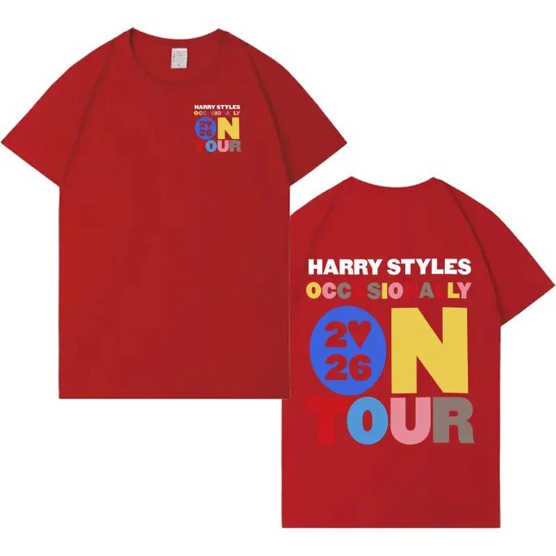 Hot Singer Harry Styles Love on Tour Tshrits Aesthetic Cotton T Shirt Unisexs Women Fashion Oversized Casual Short Sleeve Tee Shirt
