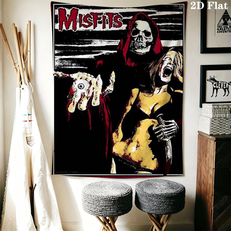 Misfits Pattern Home Decor Tapestry, Wall Hanging, Decorative RV Wall Cloth.SGT0917110