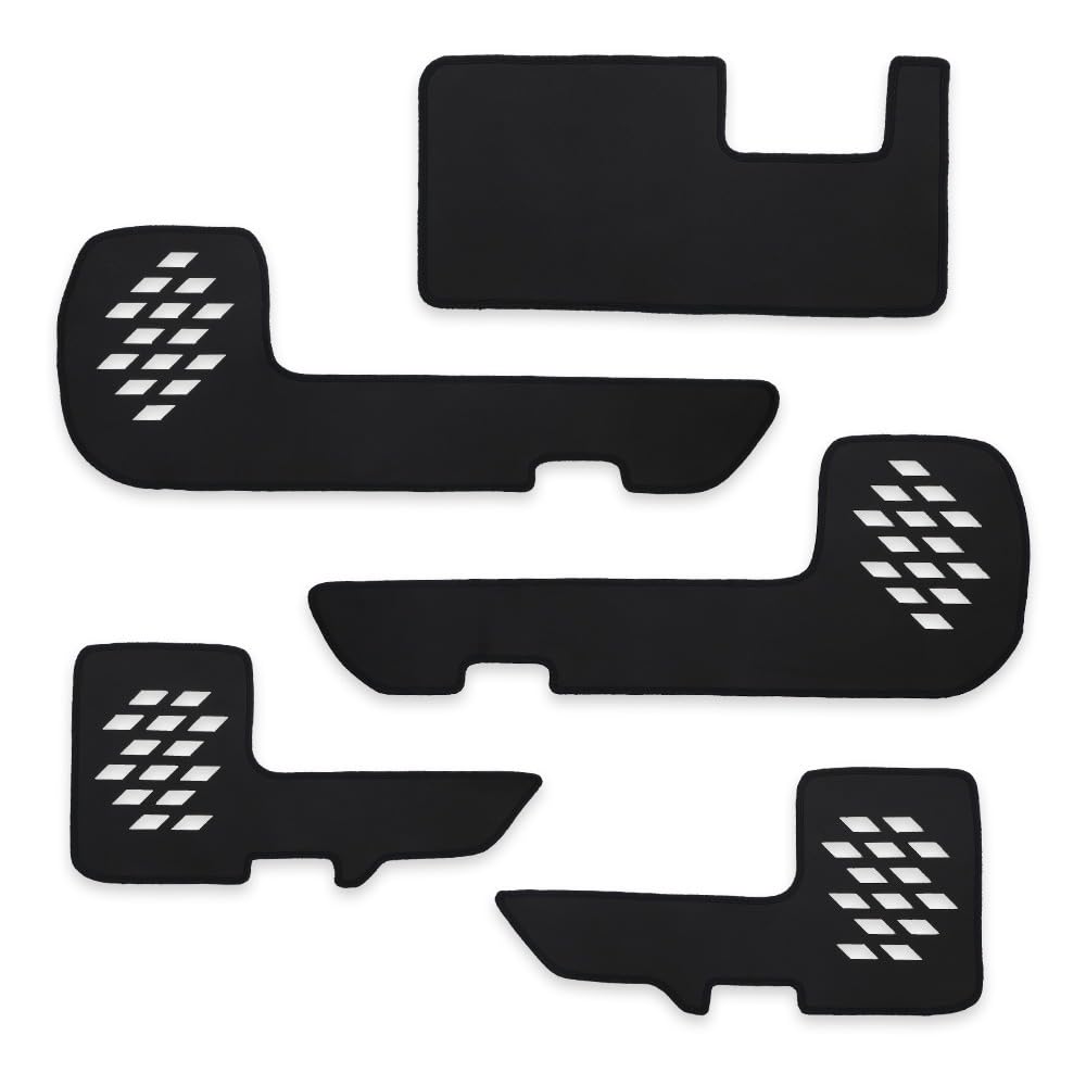 YOURS 250 Series Land Cruiser Exclusive Kick Guard Set Door Trim Front and Rear Protects Glove Box and Scratch and Stain Made In Product S (2-Piece