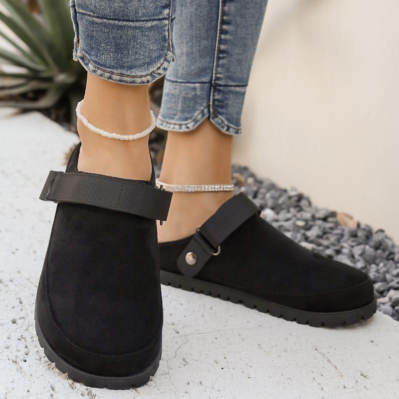 Fashion 2025 New Autumn and Winter Two Wear Half Slippers Lazy Half Drag