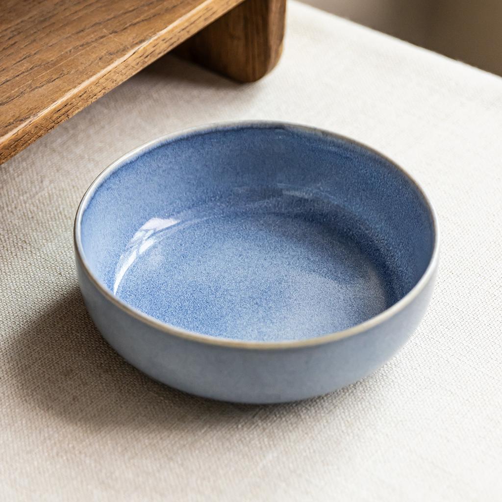 High-Value Thickened Ceramic Rice Bowl Household Round Salad Bowl Noodle Bowl Vegetable Bowl Japanese Tableware Dessert Bowl