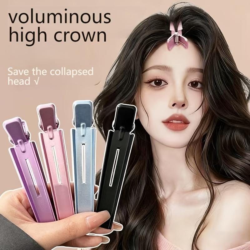 Pro Aluminum Hairdressing Duckbill Clip Long Mouth Hairdressing Tool Hair Salon Partitioning Clip Styling Hair Accessory