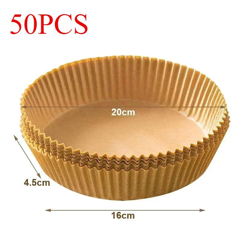 

Disposable Air Fryer Paper Non-Stick Airfryer Mat Oilproof Kitchen Baking Paper Micro-wave Barbecue Pad Bakeware Accessories