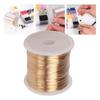 0.3mm Diameter Jewelry Copper Wire Round Light Gold Jewelry Knitting Wire Soft Metal Flexible Thread DIY Handcraft Wire