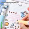 LANGUO 10-в-1 Шариковые ручки 28/60 цветов Выдвижные 0,8 мм Многоцветные Ручки для рисования и письма Студенческие Школьные принадлежности