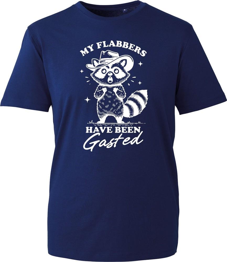 Flabbergasted Raccoon Tshirt Funny British Humour Birthday Gift For Him Her Uk S