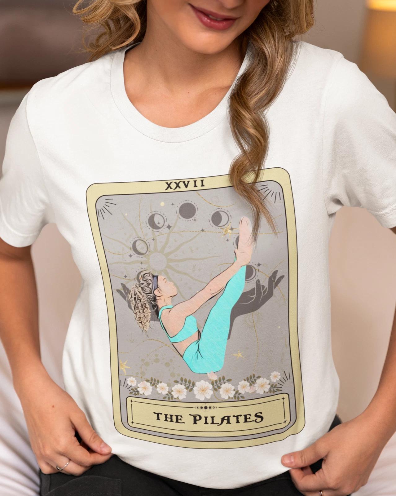 Pilates Tarot Card Shirt, Pilates Pose T-shirt S