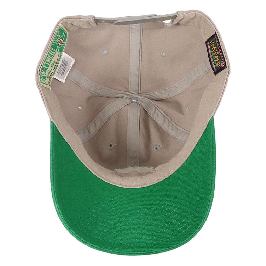 American Needle Oakland Oaks PCL Logo Cap, Men's/Women's Minor League Baseball Low Cap, Unisex, Gray/Kelly Green