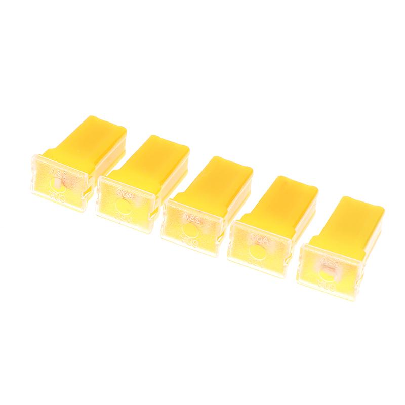 5Pcs Mini Square Fuse 20A 30A 40A 50A 60A Set Automotive Car Fuse With Plastic Box Assortment Auto Fuse