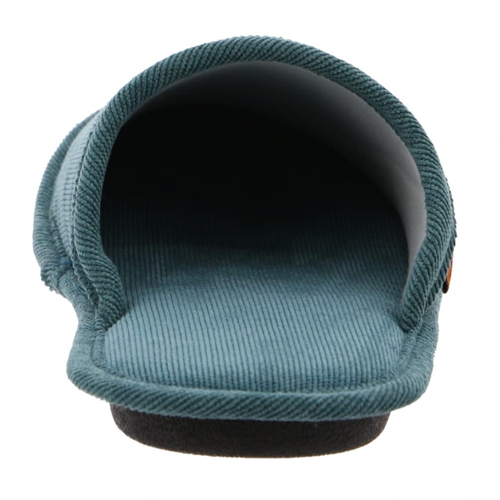 Slippers CORDUROY SLIPPERS EV DEEP TURQUOISE [Dulton] 22.5~25cm