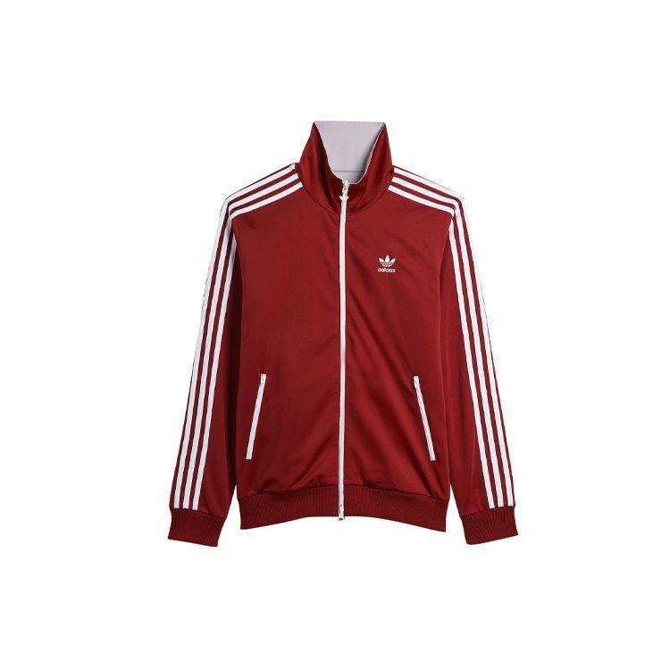 

Adidas Originals X Human Made Color Block Logo Sports Stand Collar Jacket Men Jacket Red GV4341 XS