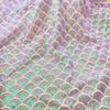 Laser Embroidery Mesh Gauze Sequin Mesh Lace Fabric  Performance Clothing Fabric