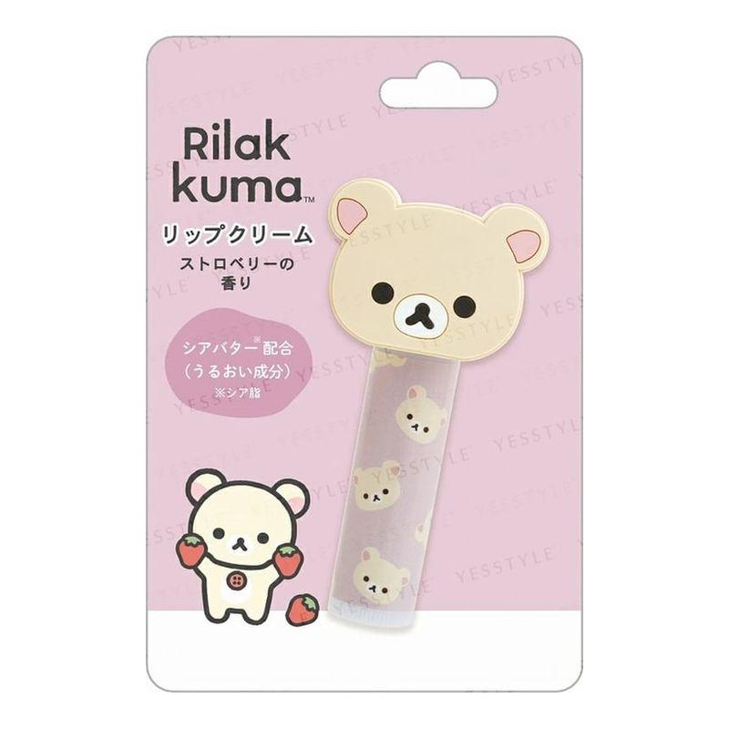San-X - Rilakkuma Korilakkuma Balzám na rty Jahoda