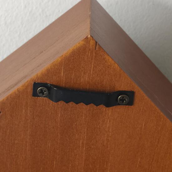 Wooden Home Key Holder with 3 Hooks Rustic House Wall Mount Key Organizer Multi-purpose Home Office Entryway Decorative Key Hanger Rack