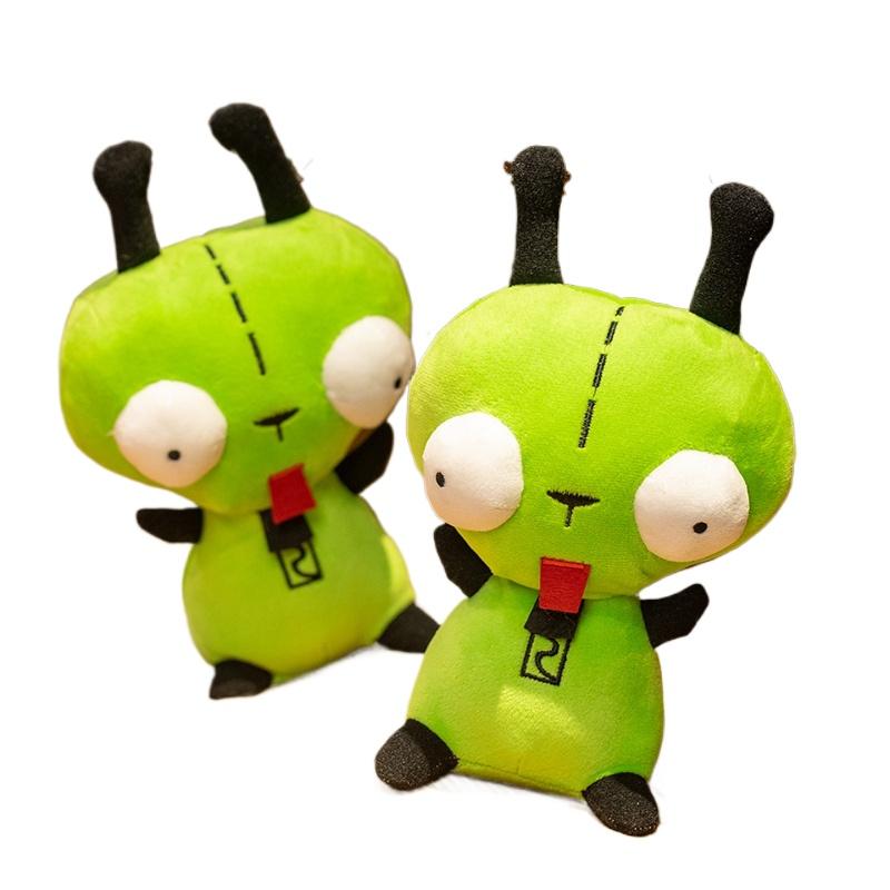 2024 Neu Alien Invader ZIM GIR Hund Plüschfigur Spielzeug Stofftier Plüsch Grün Kawaii Puppe Sammlerstück Spielzeug