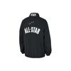 Jordan 23-Year All-Star Weekend Embroidered Logo Zip-Up Sports Jacket Men Outerwear Black DX6740-010