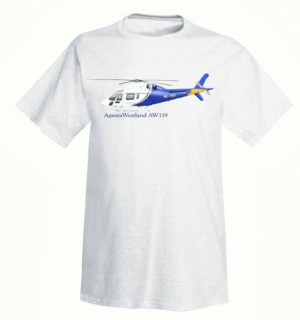 2023 New Summer Unisex Hot Sale Fashion Agustawestland Aw119 Koala Helicopter Tshirt Personalized With Your N T Shirt