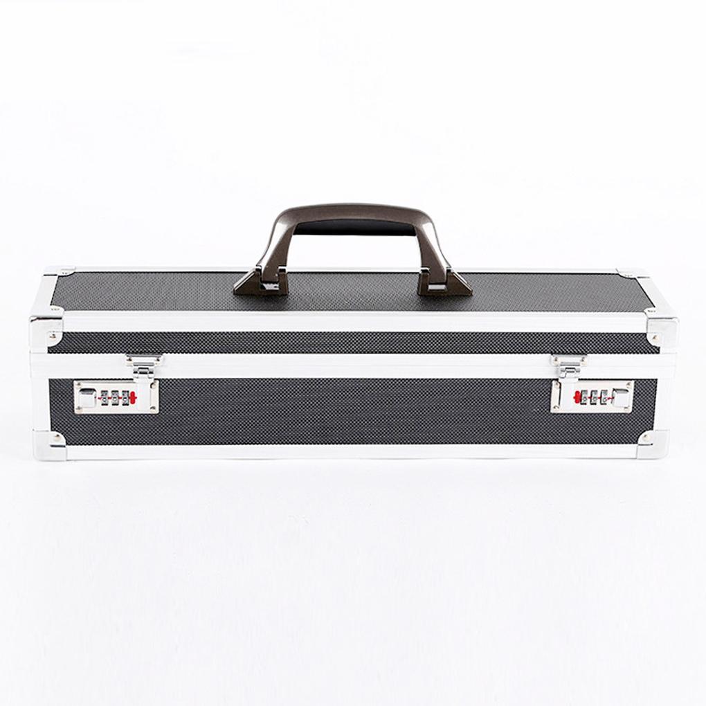 Lockable Knife Storage Box Aluminum With With Lock Secure Box Lock Storage Combination Bag Tool Storage Password