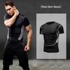 Pánské rychleschnoucí sportovní oblečení z ledového hedvábí s těsným střihem: Set s krátkým rukávem a pětibodovými kalhotami na letní fitness a běh