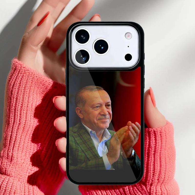 

President Turkey Recep Tayyip Erdogan soft Phone Case for iPhone 17 Air 16e 15 14 13 Pro Max Back Cover for 12 11 Pro Coque iPhone 12