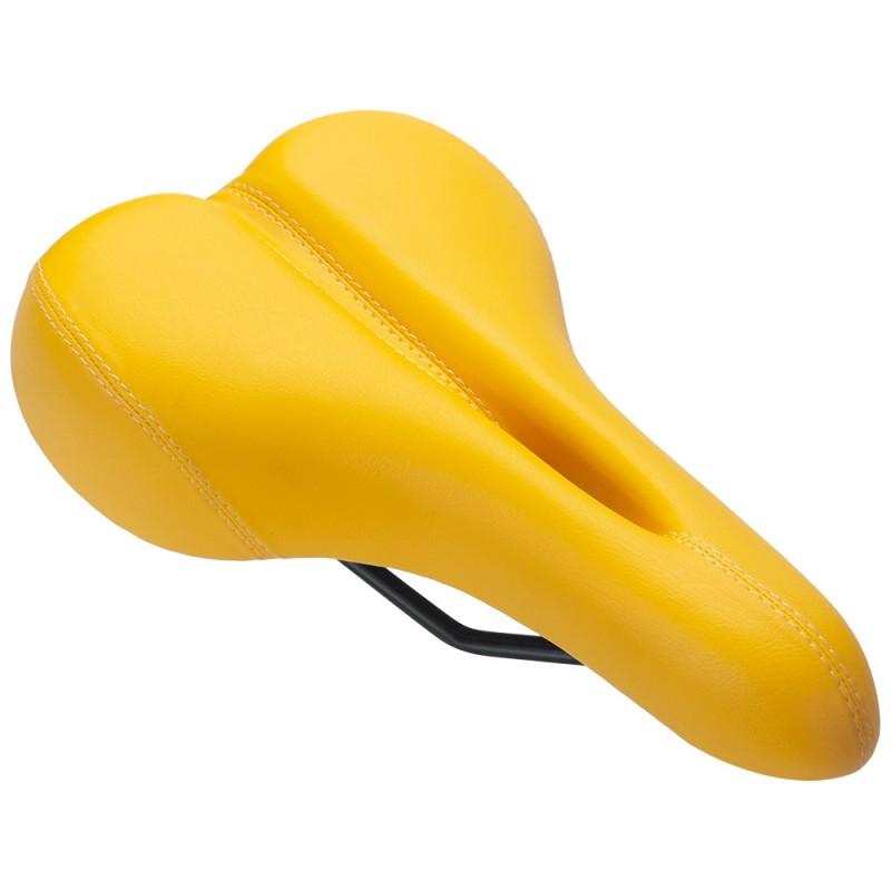 Comfortable Hollow Bicycle Saddle With Memory Foam Padding PU Leather Cover Non-Slip Waterproof Seat Mountain Road Bikes