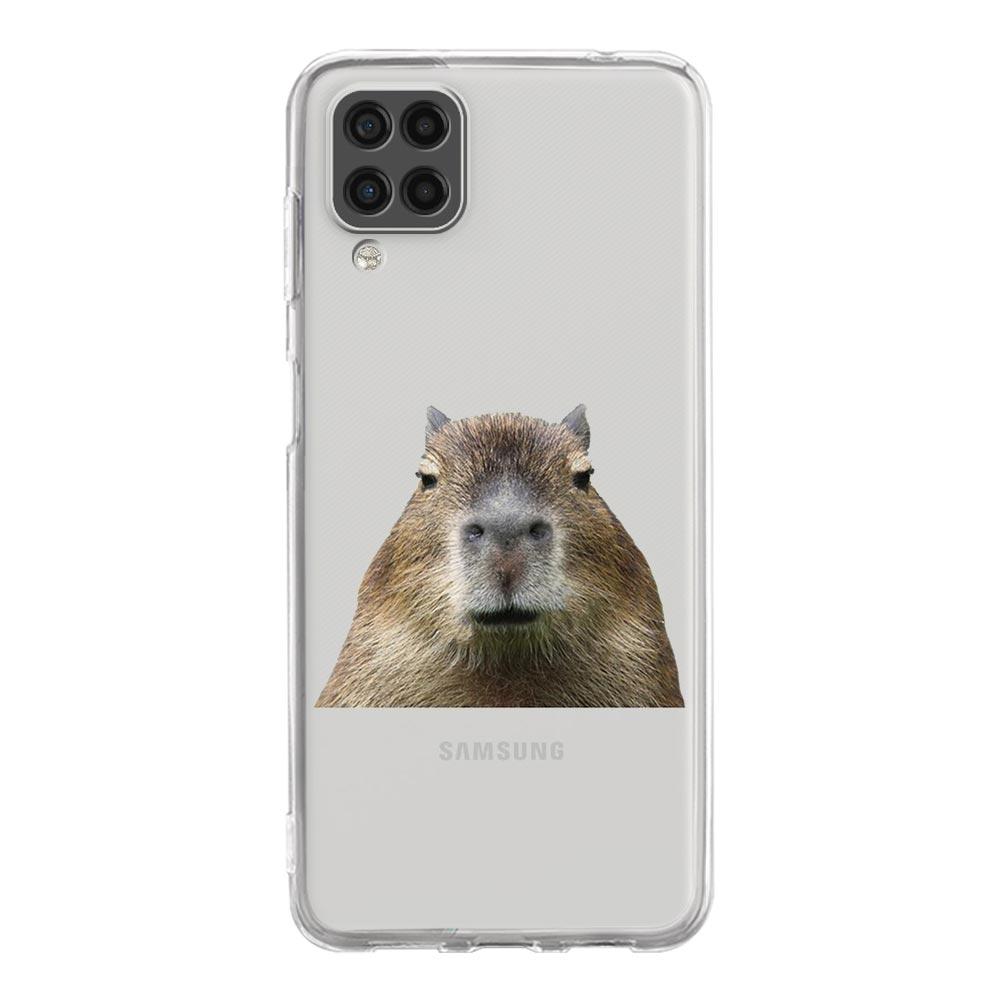 Cute Cartoon Capybara Phone Case For Samsung Galaxy A13 A33 A73 A53 A23 A51 A71 A21S A12 A11 A31 A41 A03S A22 A52 A32 5G Cover