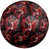 AC Milan Theme Soccer Ball Size 5 Soccer Ball Soft Touch Professional Training Football for Outdoor Sports