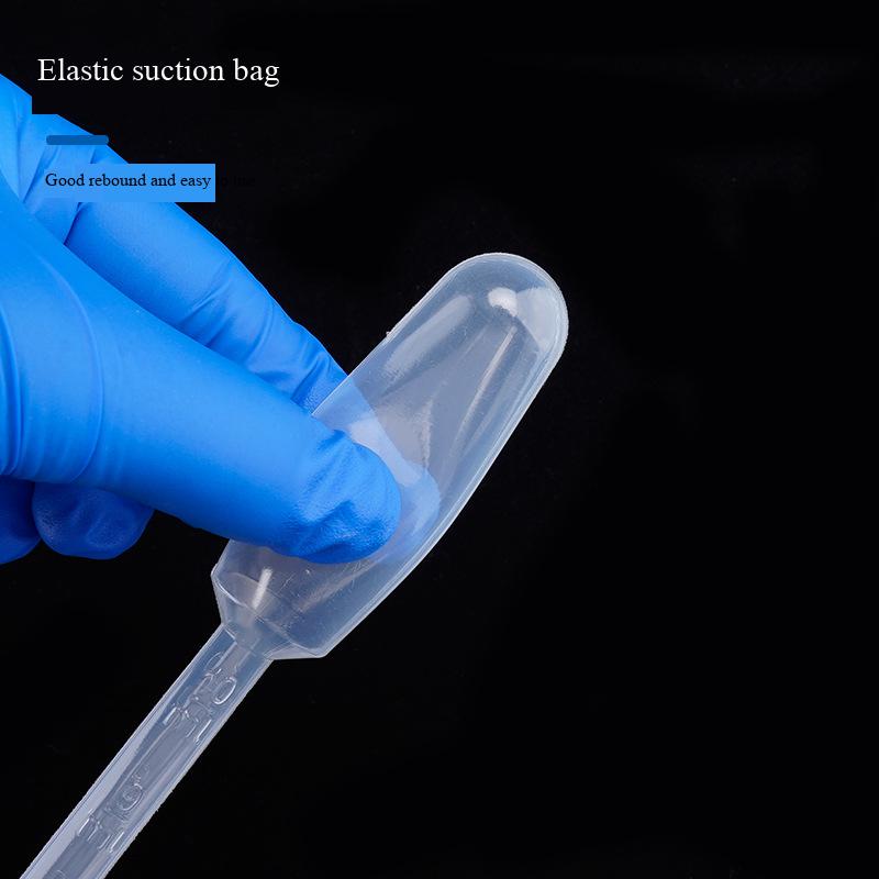 10/100PCS 2ml Disposable Plastic Pasteur Straw Dropper Chem Lab Pipette Scaled Sampling Device for Chemistry Experiments