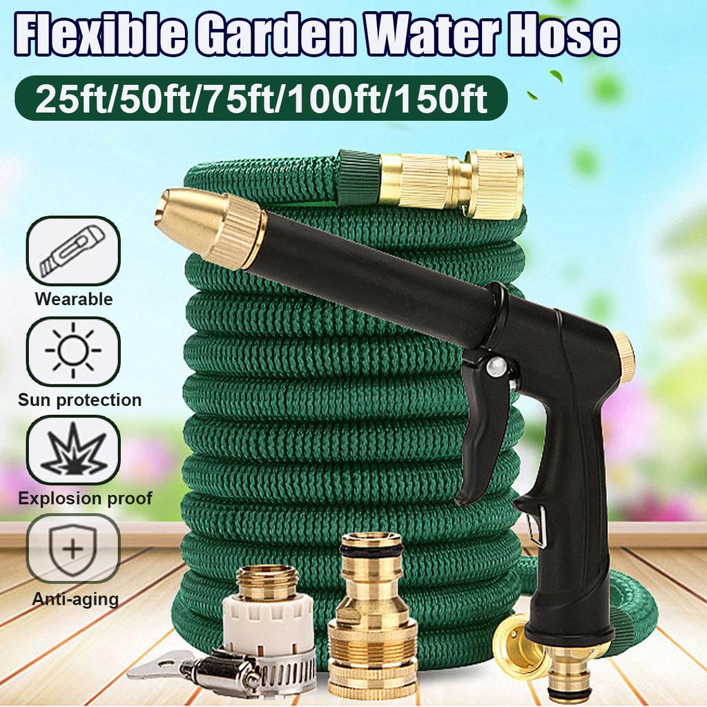 Buy 25ft150ft Expandable Magic Hose Pipe with Water Spray Guns