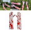 Czerwone Zaplamione Krwią Rękawiczki Do Cosplayu Halloween Kostium Imprezowe Rekwizyty