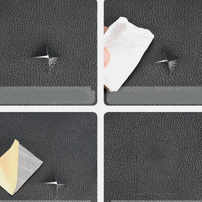 Self-Adhesive DIY Self Adhesive PU Leather Repair Patch 30X200 20X137 20*30 Fix Sticker for Sofa Car Seat Table Chair Bag Shoes Bed Home