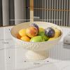 Candy Plate for Home Living Room Candy and Snack Plate Large-capacity Fruit Basket That Can Drain Water