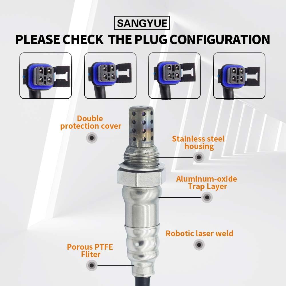 

4PCS Upstream + Downstream Oxygen O2 Sensor (Only fit 3.6L Engine) for 2012-2016 Buick Enclave Chevrolet Traverse Caprice GMC Acadia; 2014-2019