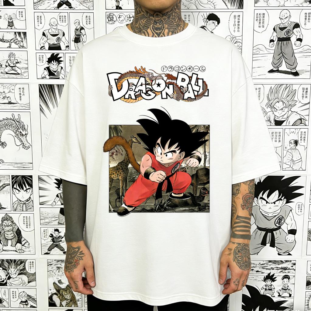 Dragon Ball Z Anime Kid Goku Printed Tshirt Mens and Womens Tshirt Mens Top Sports Tshirt Mens Tshirt Summer Tee 2026 S