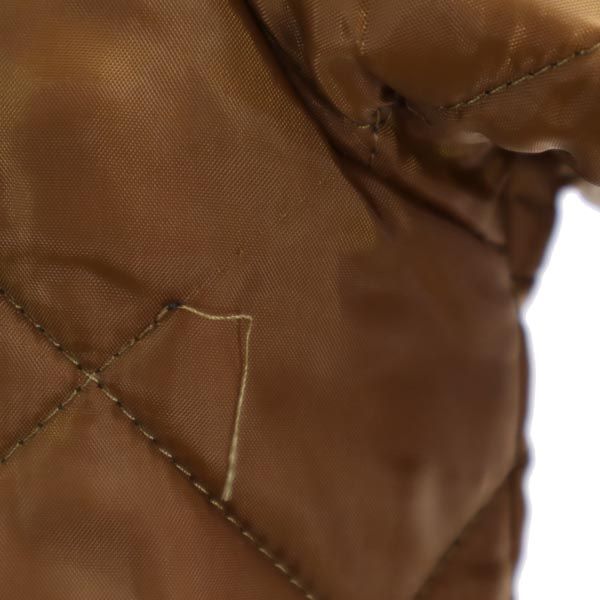 LAVENHAM Made In the UK Quilted Jacket 36 Brown Hood Women Used