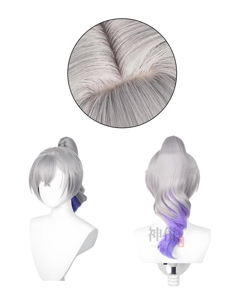 Silver Wolf Cosplay Star Core Star Rail Cosplay Costume for School and Stage Performances Wolf Wig Size [Excellent Product] Wig, Hunter Collapse