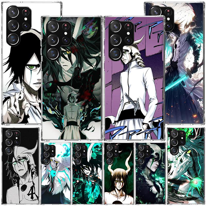 Bleach Ulquiorra Cifer 4 Phone Case For Samsung Galaxy S24 S25 Edge S26 Ultra S23 S22 S21 Plus S20 FE + Personalized Print Cover